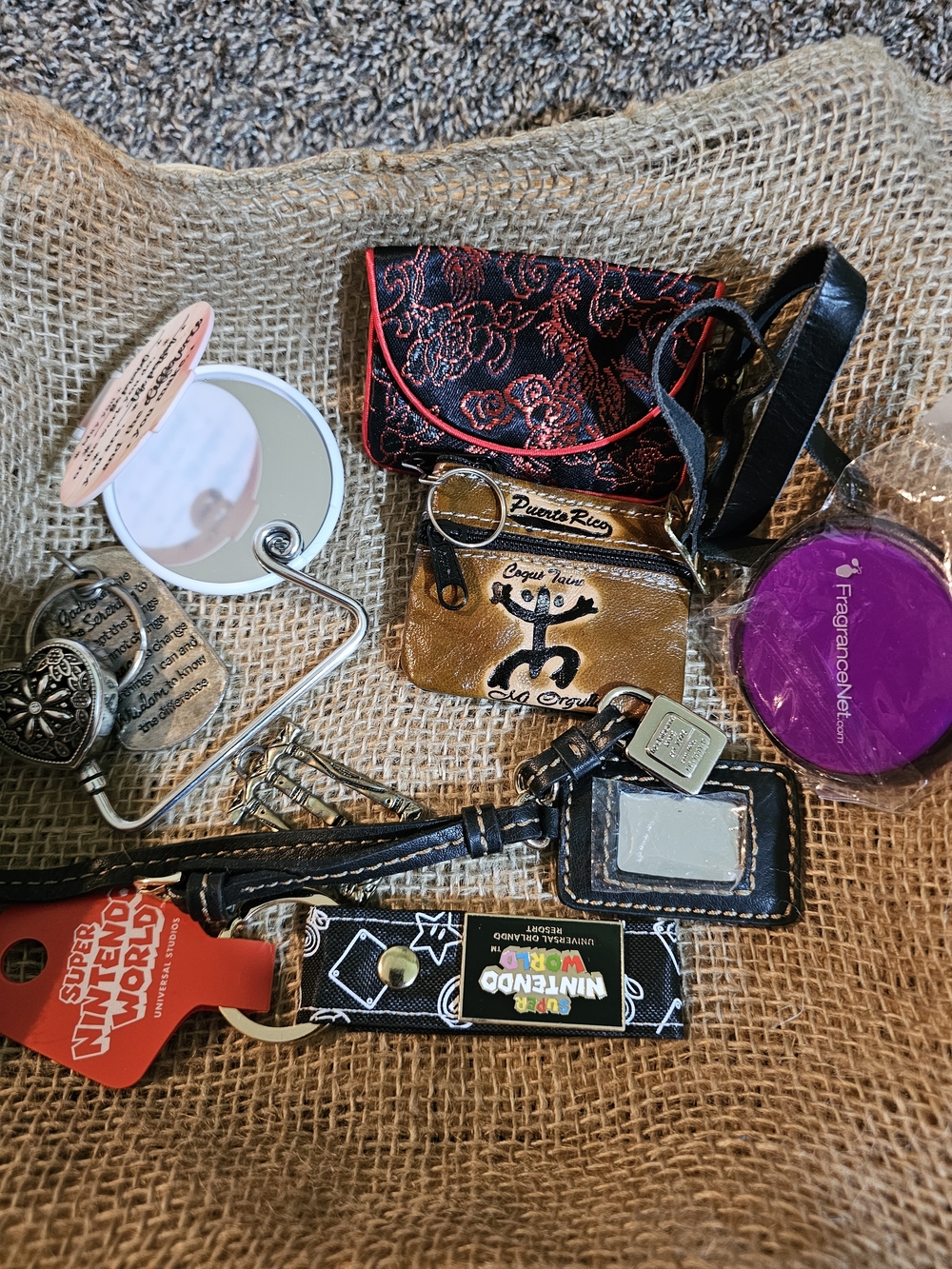 Junk Drawer Assorted Keychain & Small Accessory Lot -